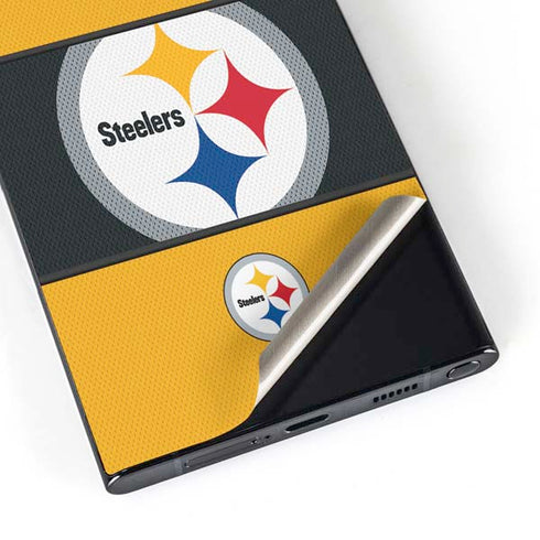 NFL Pittsburgh Steelers Zone Block Galaxy S25 Ultra Skin